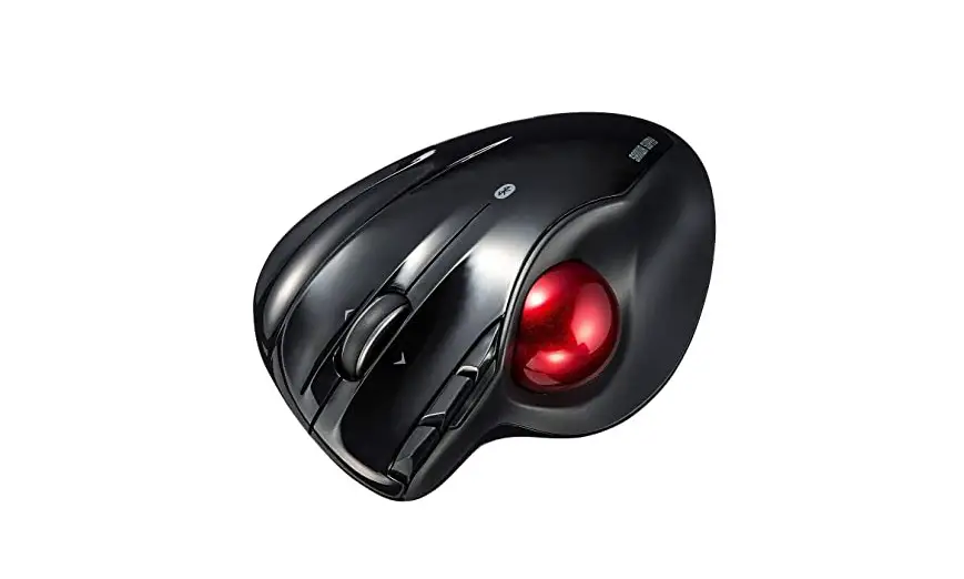 Sanwa Gmabttb1bk Bluetooth Ergonomic Trackball Mouse User Manual