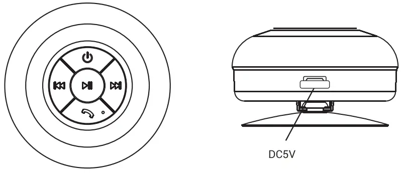 SARINA SA SHWR SPLASH Wireless Shower Speaker - 1
