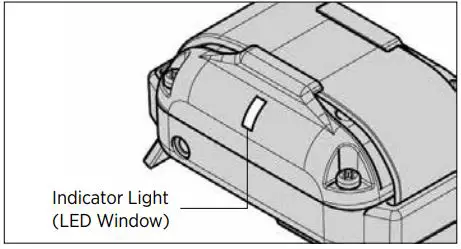 dogtra 3500NCP Super X Series Remote Controlled Dog Training Collars Owner’s Manual - Receiver Indicator Light (LED window)