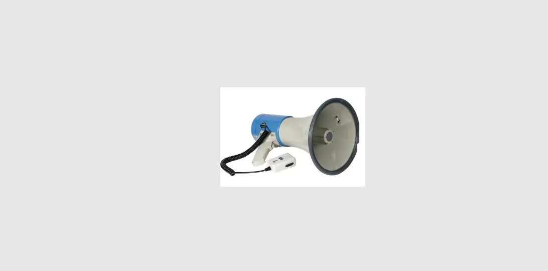 Apex Megausb Round Horn Megaphone With Siren And Walkie-talkie User Manual
