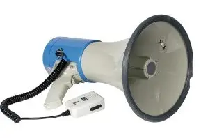 Apex MegaUSB Round Horn Megaphone with Siren and Walkie-Talkie-prod