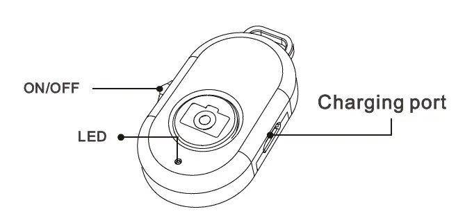 BIGHOUSE LQ-001 Bluetooth Remote Control Shutter fig 2