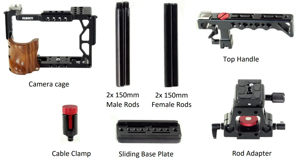 FILMCITY FC A7RS C A7R II Camera Cage - box