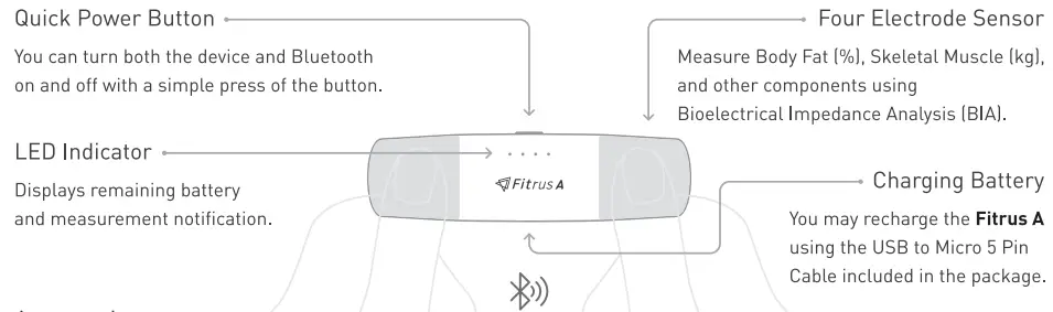 FITRUS FRA-W10 Portable Body Composition Analyzer-fig2