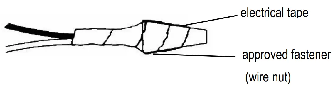 thdstatic 24in 3 Light Matte Black Bathroom Vanity Light - electrical tape