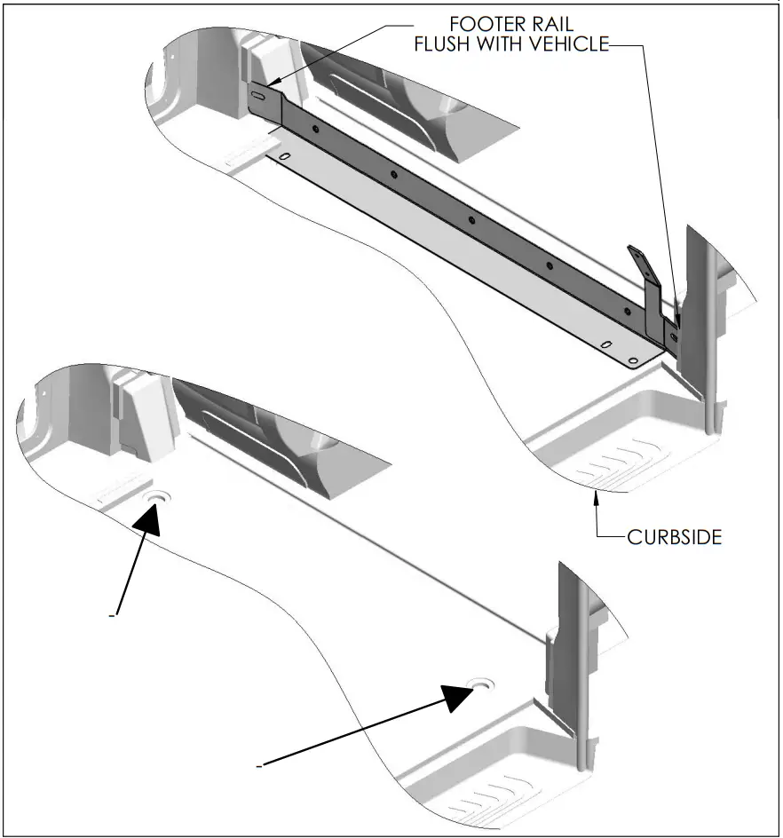 ADRIAN STEEL PARMM 70 Lbs Mercedes Metris Partition Step 02