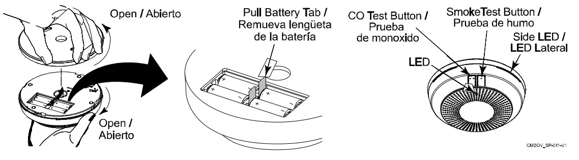 resideo PROSIXCMBOV Combination Smoke and Carbon Monoxide Detector