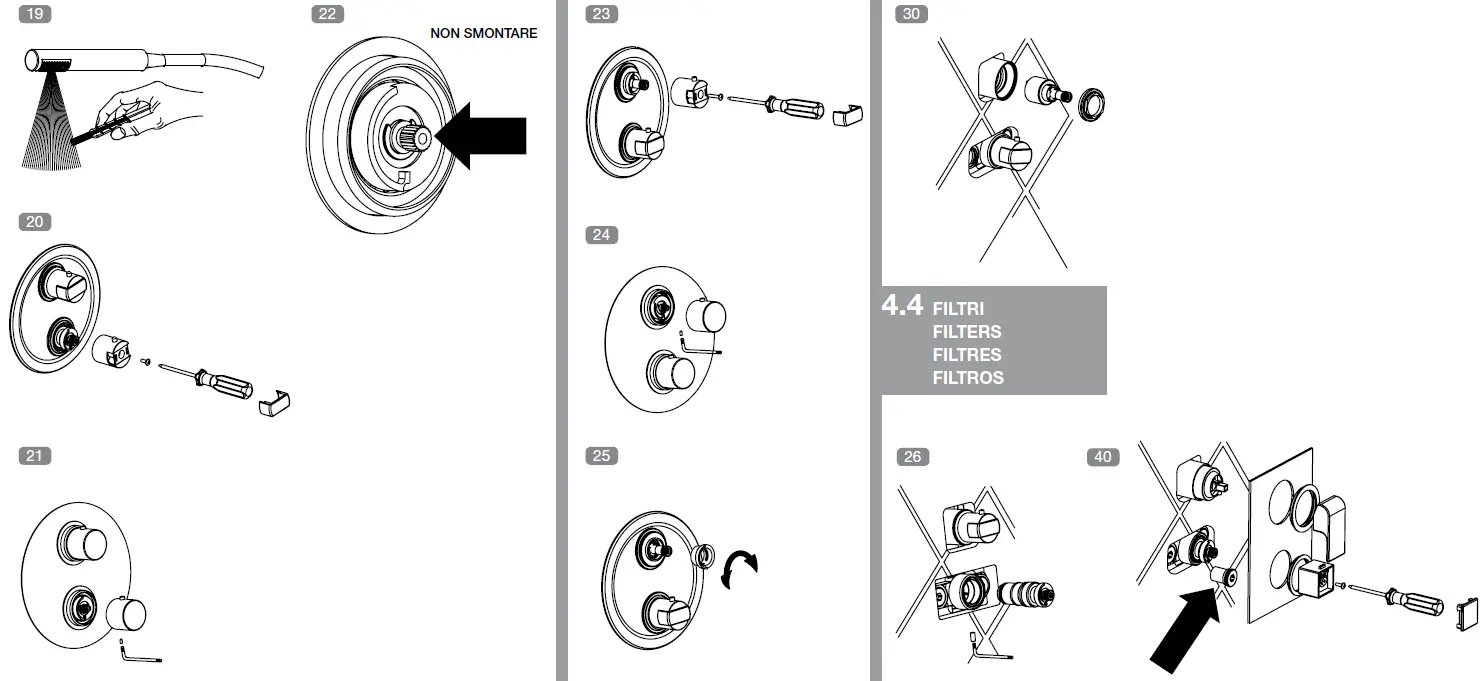saPHO CI61A2151 Thermostatic Exposed Mixer-5