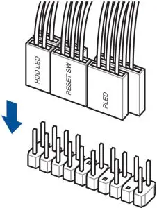 Installing the system panel connector