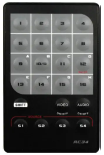 StarTech com VS221HD4KA 2 Port HDMI Automatic Switch 4K - remote control