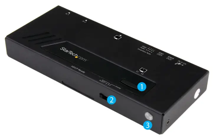 StarTech com VS221HD4KA 2 Port HDMI Automatic Switch 4K