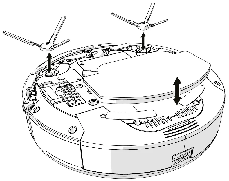 nedis WIFIVCR001CBK Wi Fi Smart Robot Vacuum Cleaner - Figure3