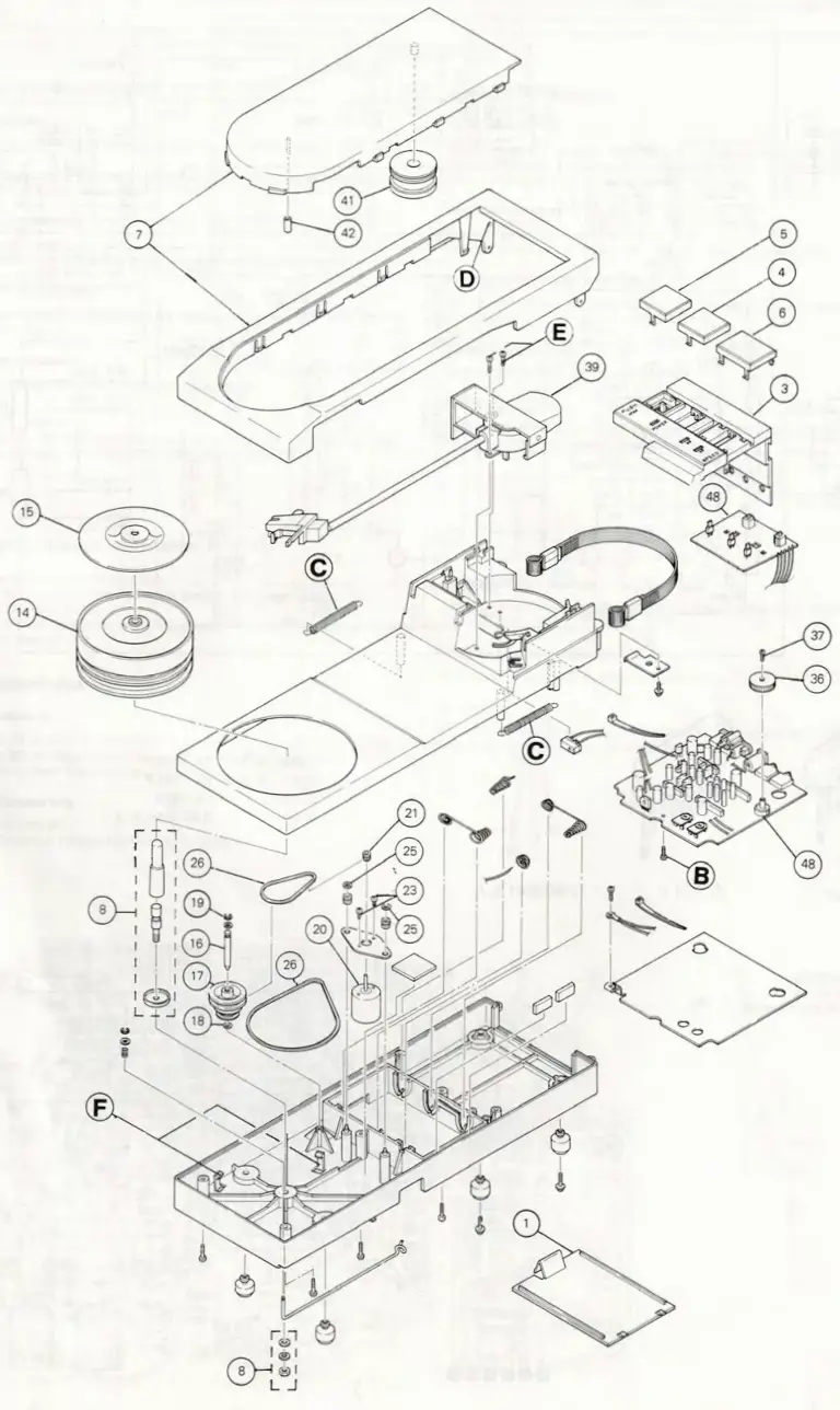 Dual PRP 5 Portable Turntable - fig1