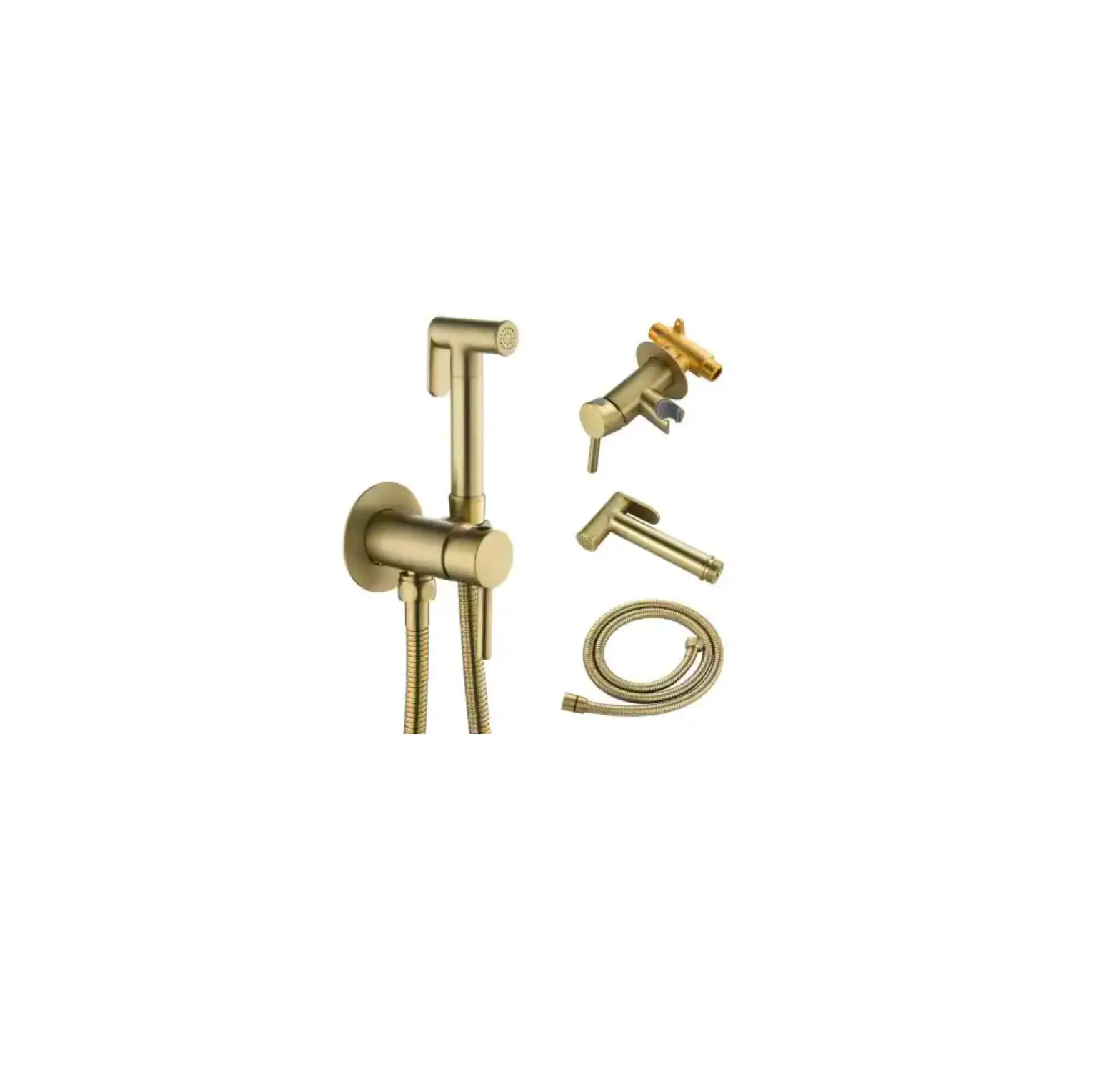 Aurora Decor Smdhd2b16027bg Ala Non- Electric Bidet Attachment In Brushed Gold Instruction Manual