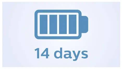 PHILIPS 1100 Series HX3641 Sonic Electric Toothbrush - battery life