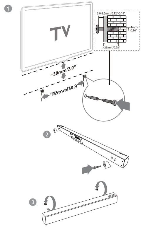 PHILIPS TAB5306 2.1-Channel Soundbar with Wireless Subwoofer fig 3