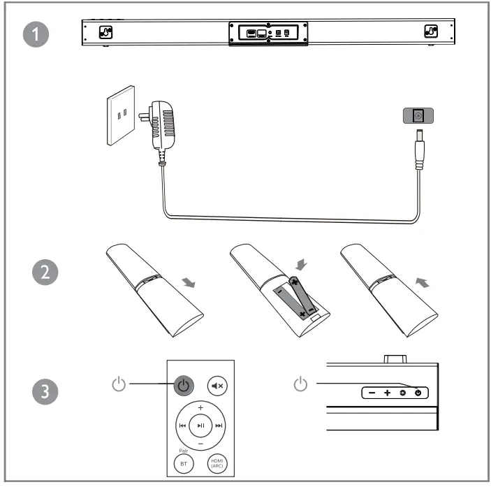 PHILIPS TAB5306 2.1-Channel Soundbar with Wireless Subwoofer fig 6