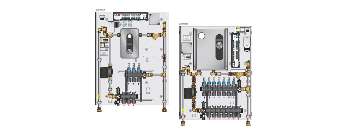 Heat Link L6elbpxxtsx Electric Boiler Panel Manifolds Instruction Manual