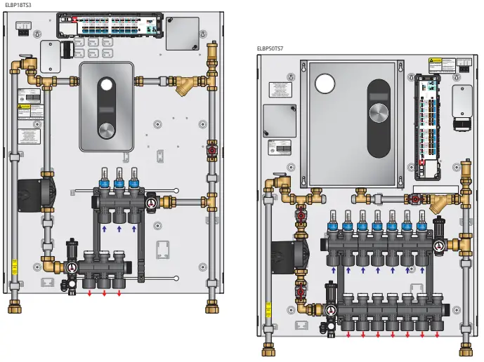 Heat Link L6ELBPxxTSx Electric Boiler Panel Manifolds-fig1