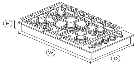 FISHER-PAYKEL-CDV2-365LN-36-Inch-LPG-Gas-Cooktop-fig-1