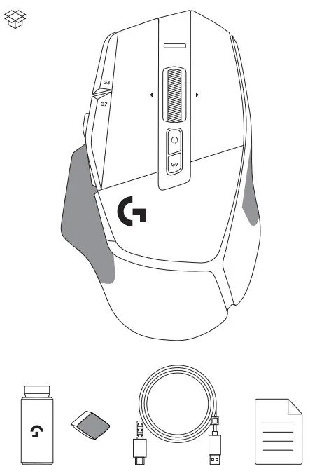 Logitech G502 X PLUS LIGHTSPEED Wireless Gaming Mouse