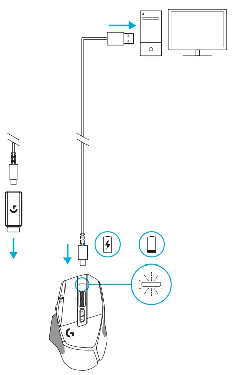 PLUS LIGHTSPEED Wireless Gaming Mouse - mouse2