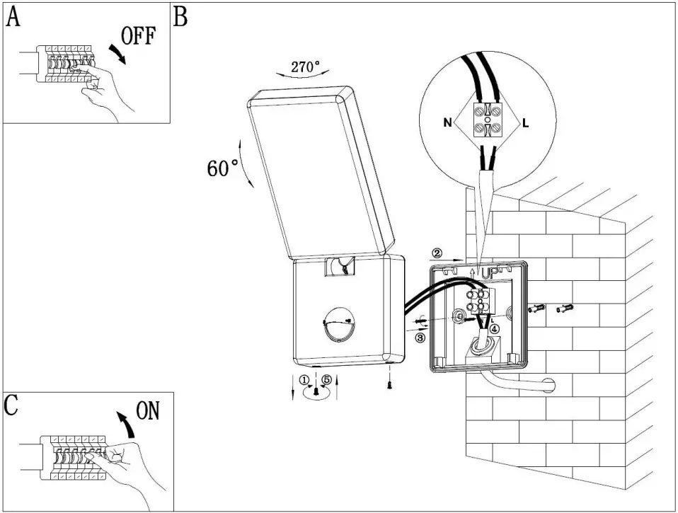 Lucci decor 239608 Tugrah Flood Light fig D