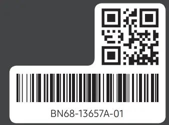 SAMSUNG QE65QN85B 65 Inch 4K Neo QLED Smart TV - QR Code BAR code