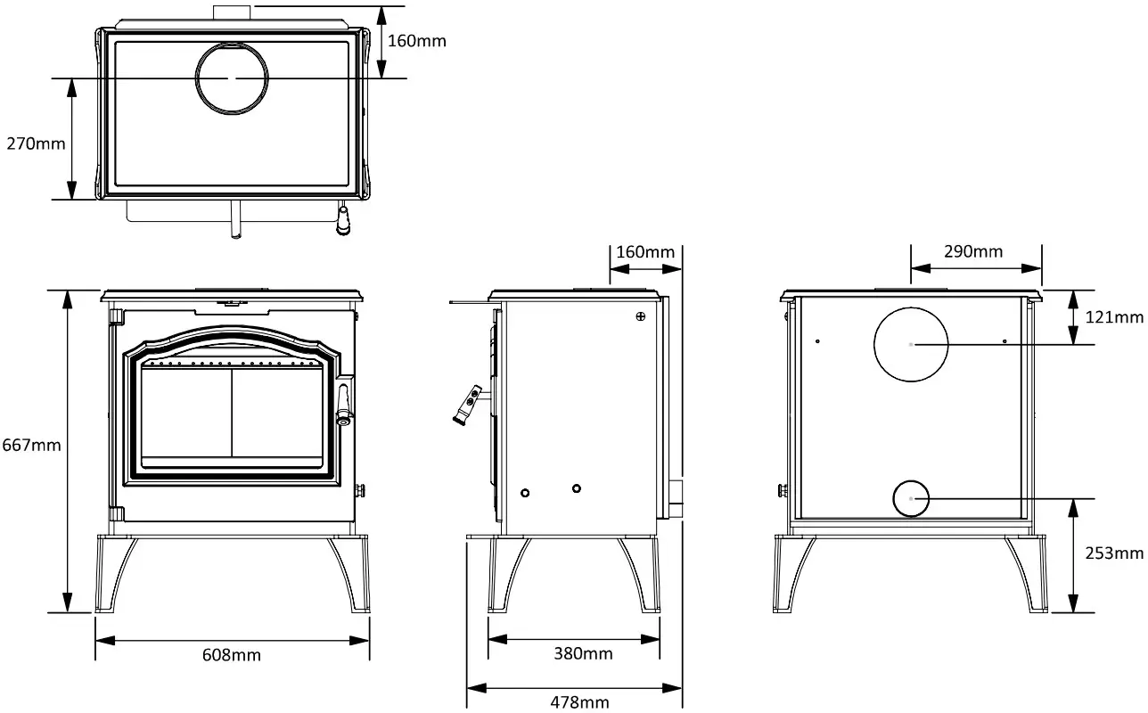 ESSE FPMS30977 705 Wood Burning Stove - Figure 13