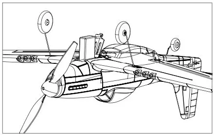 SONIKRC WWII Warbird Series User Manual - Connect the battery to the receiver