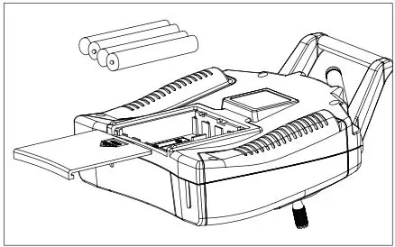 SONIKRC WWII Warbird Series User Manual - Install 4 AA batteries in the transmitter