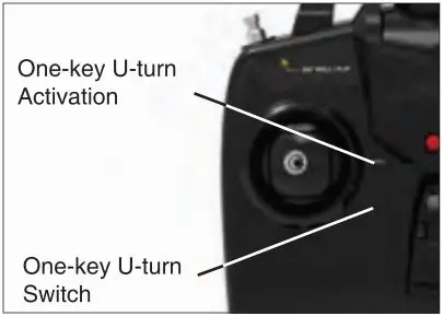 SONIKRC WWII Warbird Series User Manual - One-key U-turn Instruction