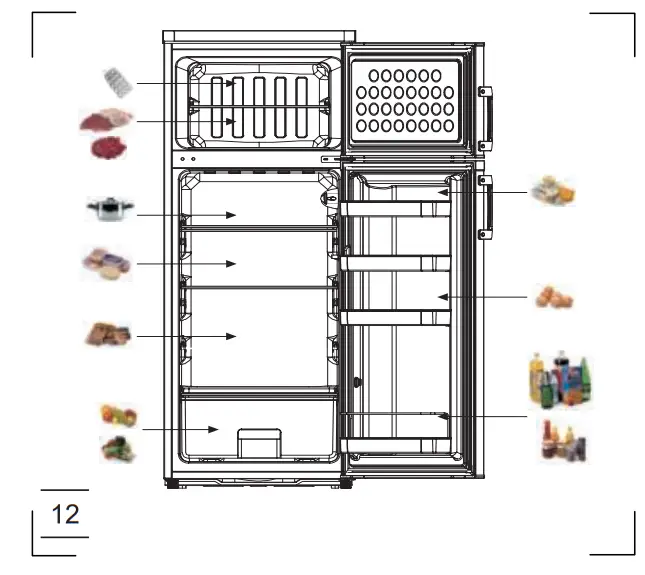 Amica AR7252C Freestanding Refrigerator Freezer - Fig3