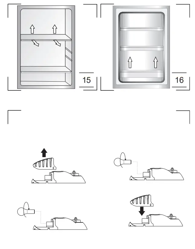 Amica AR7252C Freestanding Refrigerator Freezer - Fig4