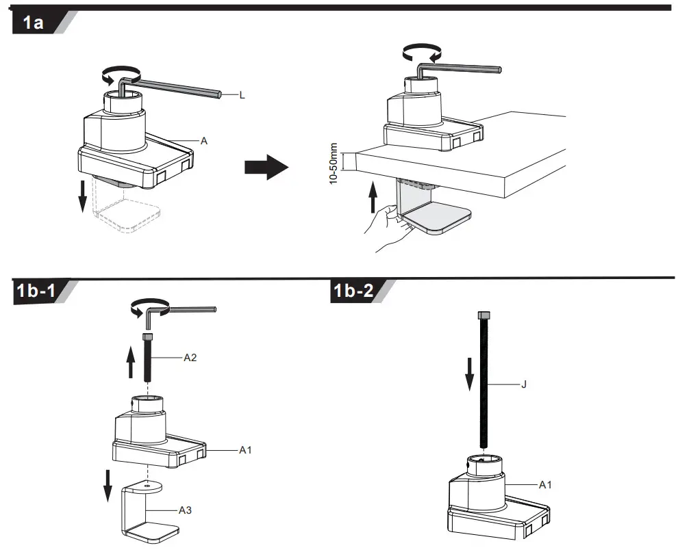 stell SOS 2012 Single Monitor Holder - Figure 1