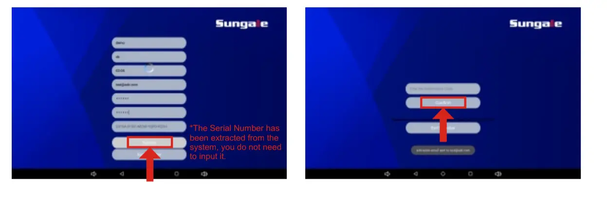 Sungale CD1900WV+19 Smart Wi-Fi - Register2