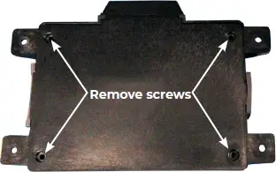 removing screw