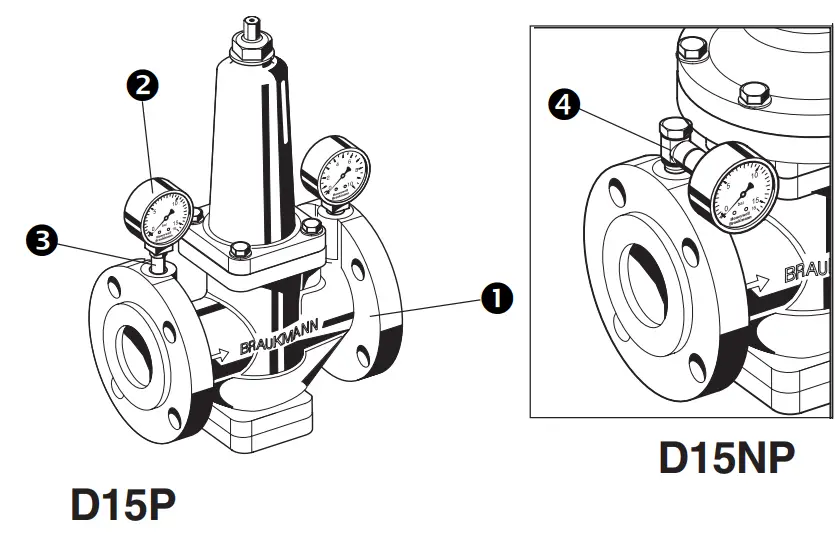 Honeywell D15NP Pressure Reducing Valve 1