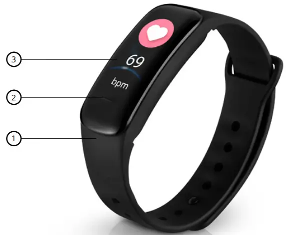 niceboy X-FIT PLUS Smart Bracelet - supported by iOS 8.2