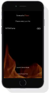 Fire eControl App - tap on NITRAFlame