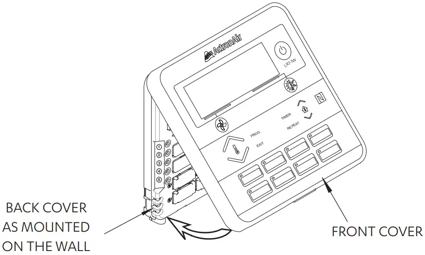 Attach the front cover