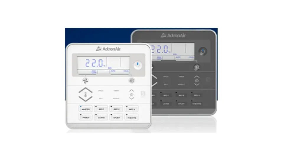 Actronair Lr7-1w Digital Wall Controller Instruction Manual
