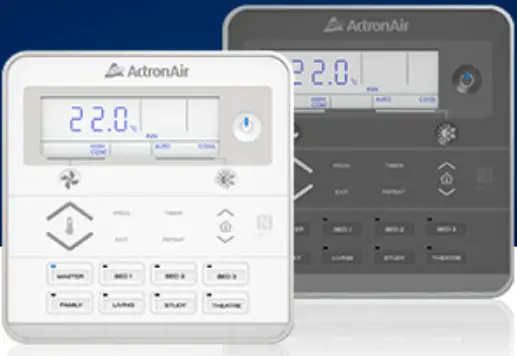 ActronAir LR7-1W Digital Wall Controller