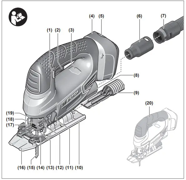 BOSCH PST 18 LI  jigsaws - 1