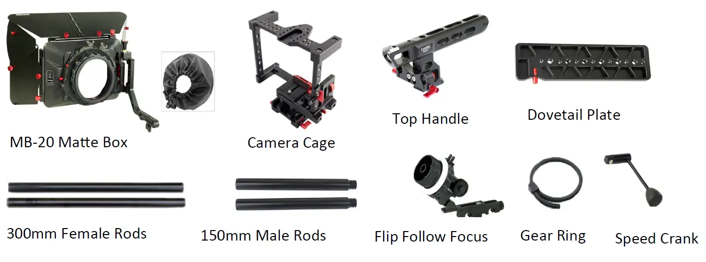 CAMTREE HUNT CH-GRND-CKIT Grand DSLR Camera Cage Kit 1