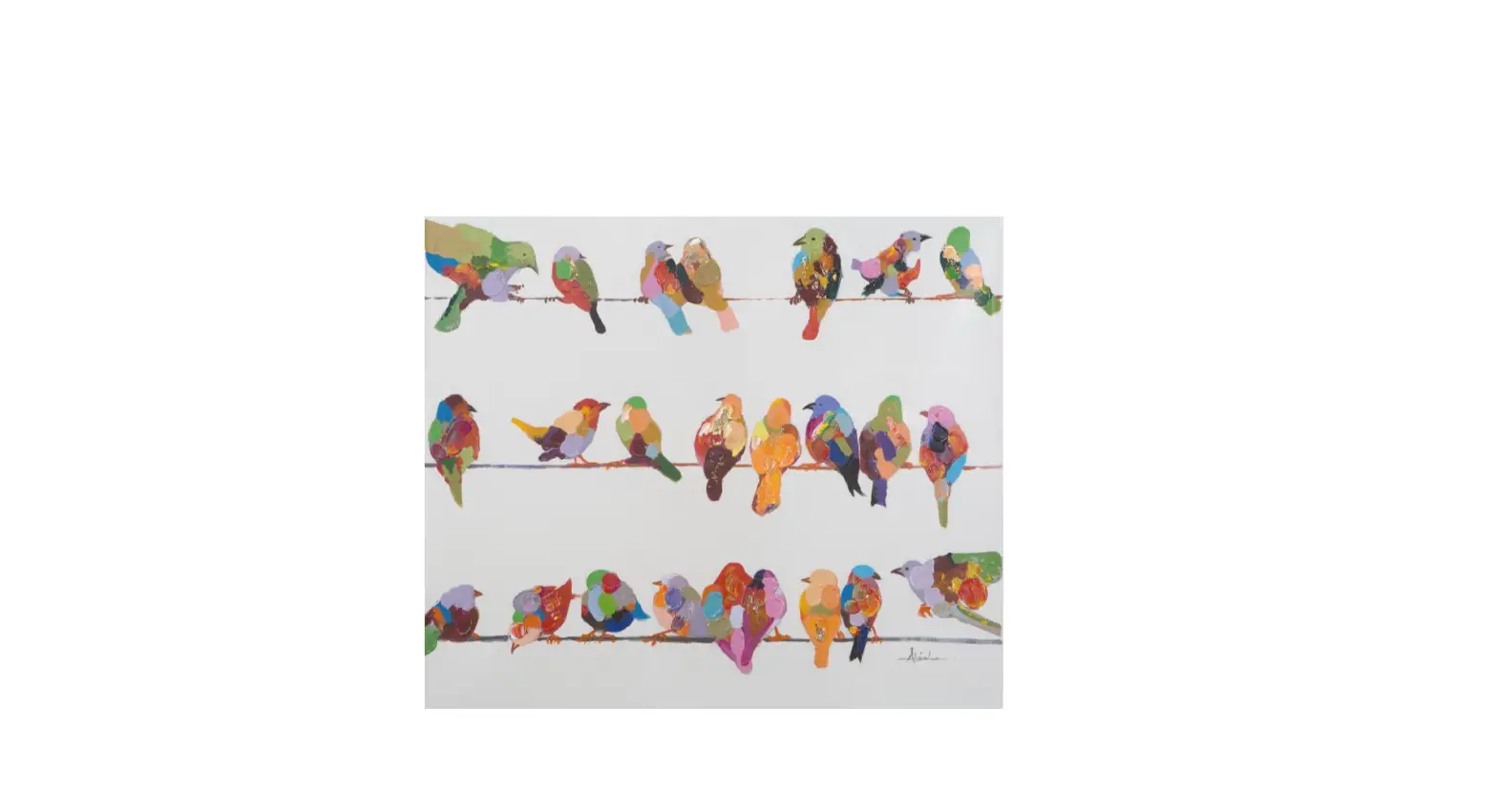 Yhd Artacc0148 Birds On A Wire Ii Unframed Wall Canvas User Manual
