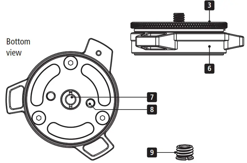 Rollei Quick Mounting Plate System - Component Description 2