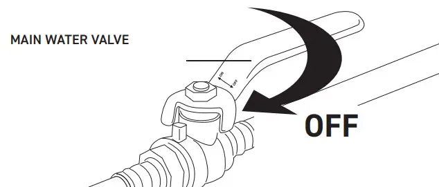 belangerh2o DEL45CBN Floor Mount Bathtub - MAIN WATER VALVE