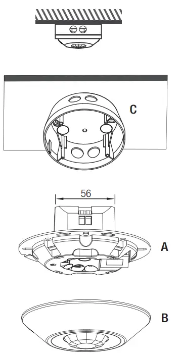 HYTRONIK HIM14 Surface Mount Dual Sense Motion Sensor-fig4
