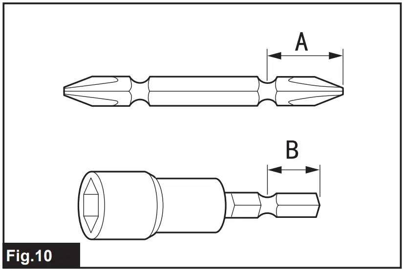 Driver bit Installation